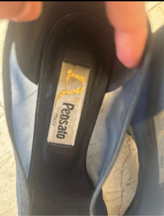 Pantofi din plasa, talpa din piele nr 39