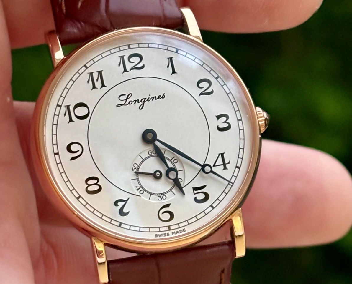 Ceas Longines Aur 18kt Automatic full set acte cutie