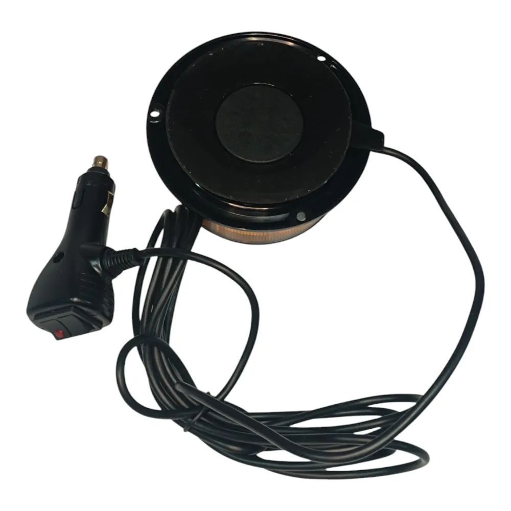 Girofar Led 19w 12-24 V cu prindere magnet ,buton on-off E-MARK