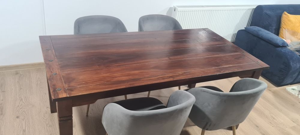 Masa lemn masiv trandafir indian 180x90