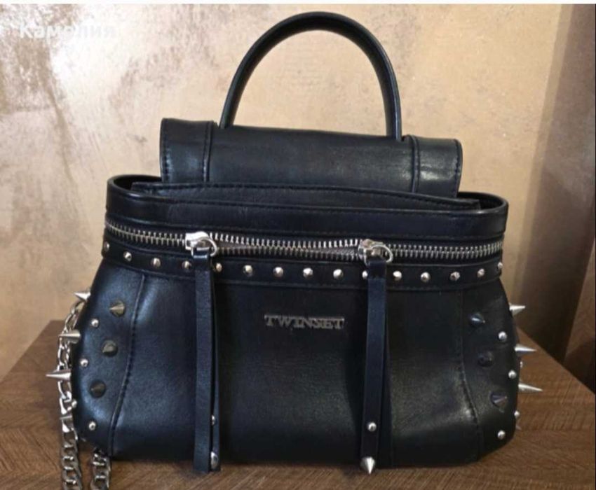 Чанта TWINSWT естествена кожа