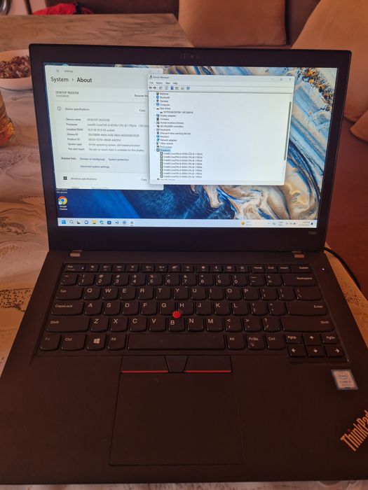 ThinkPad T480 i5-8350u/16GB/256GB