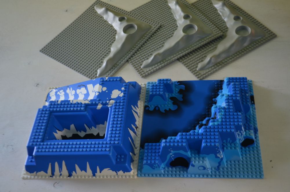 Lego Ice Planet rampa Placă de bază capcană pret 5 bucati