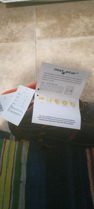 Работни обувки за строителството и др.