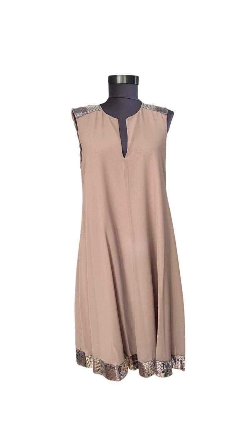 Rochie gri petrol midi