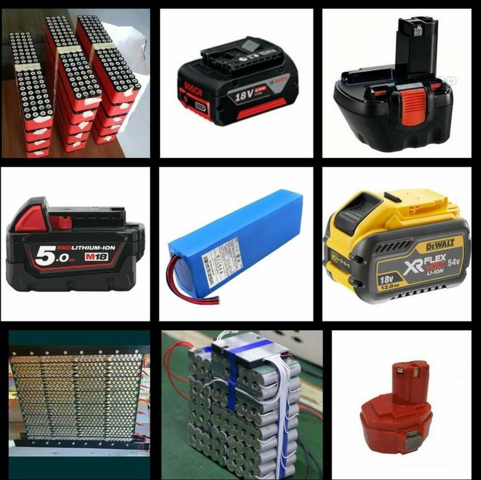 Reparații /bancuri trotinete/ conversie Litiu-ion Bosch, Dewalt, Hilti