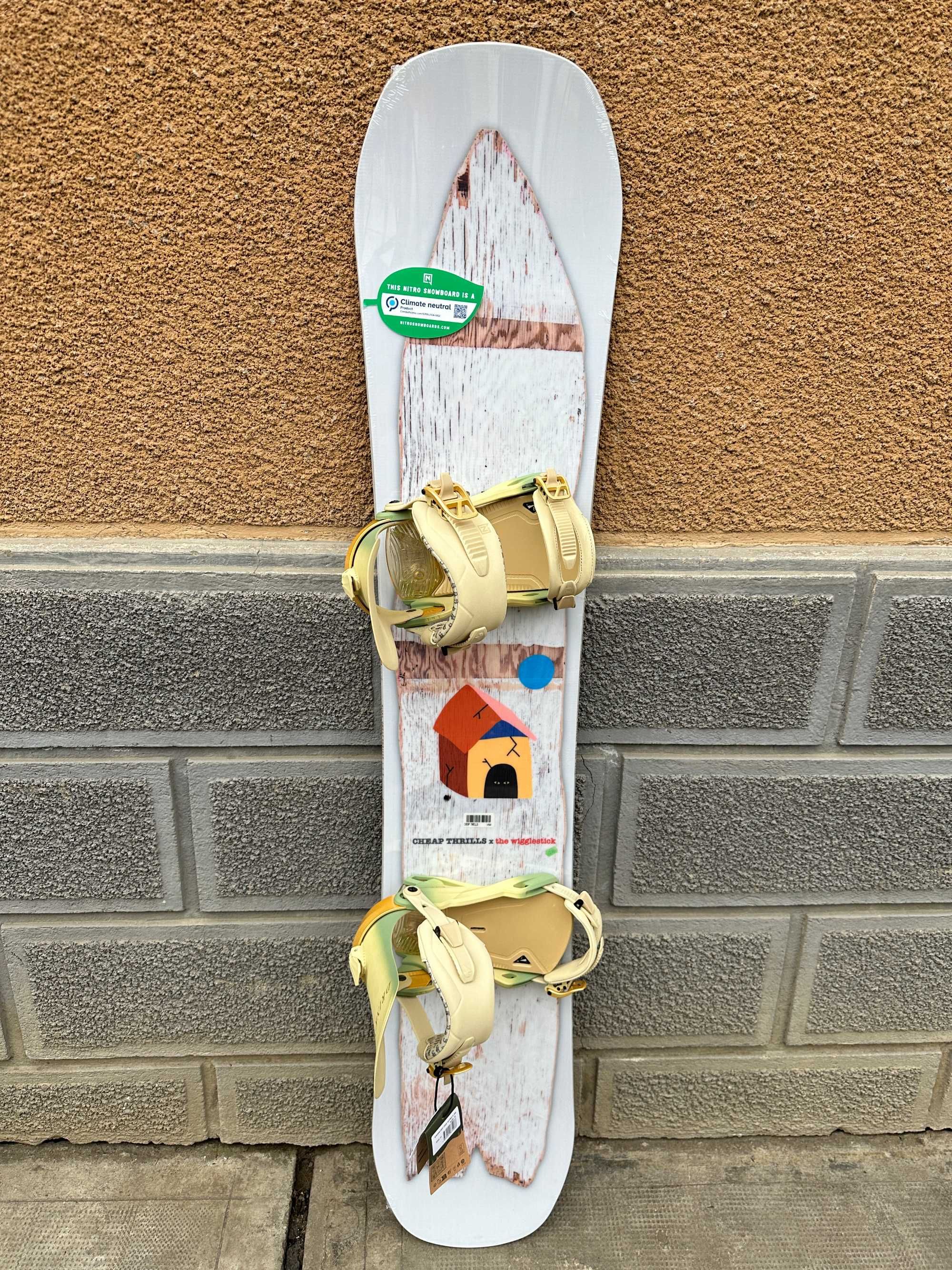 placa noua snowboard nitro cheap thrills rental L152cm