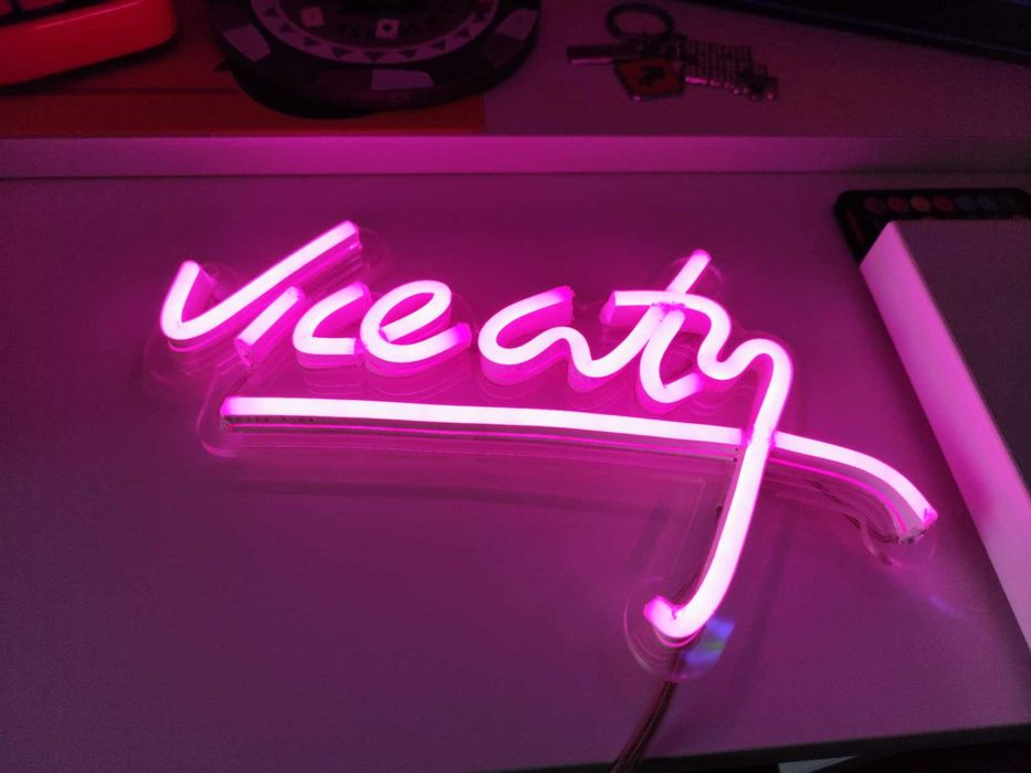 Неонов надпис Vice City 12V