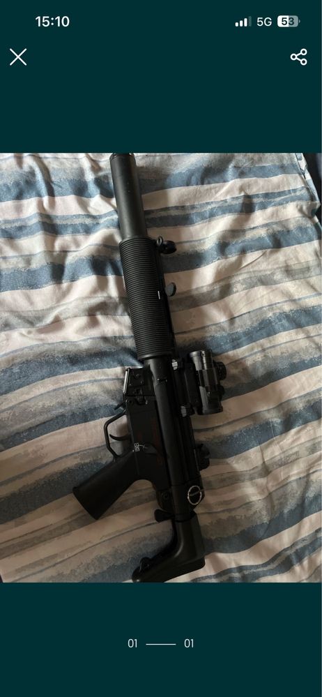 Автомат MP5 airsoft