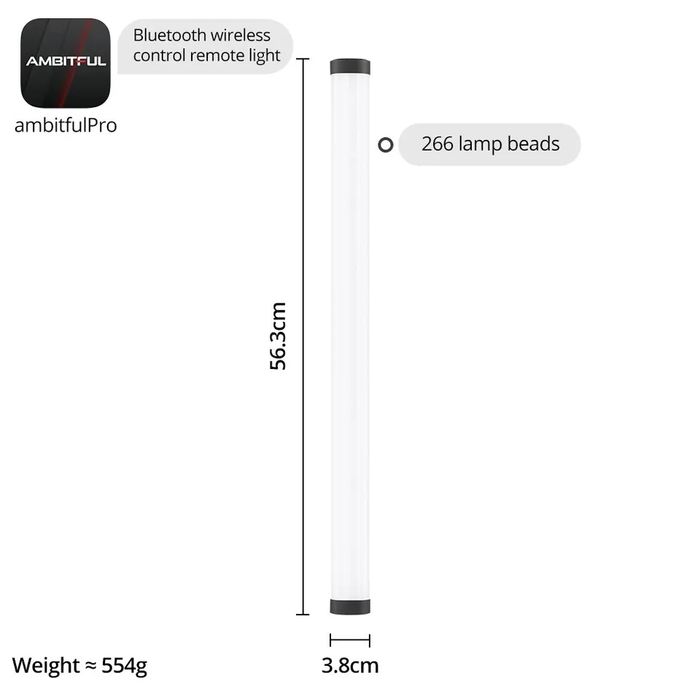 Kit led tub rgb low cost 60cm Ambitful A2 Pro