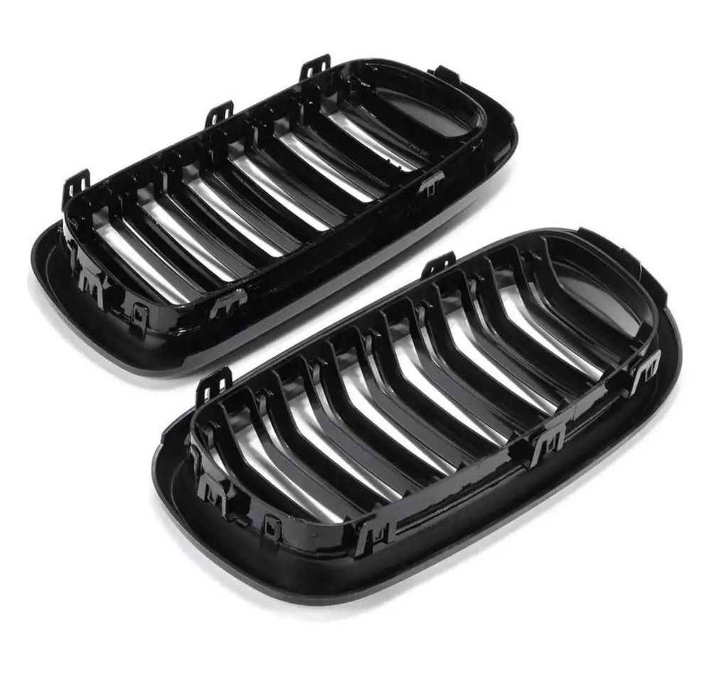 Set Grile duble capac oglinzi negru lucios M Bmw X5 F15 X6 F16 F85 F86