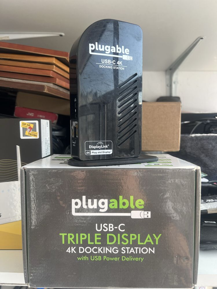 Plugable USB-C Triple Display 4K Docking Station (UD-ULTC4K)