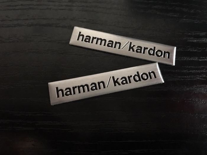 Emblema Harman/Kardon metalica 2 bucati