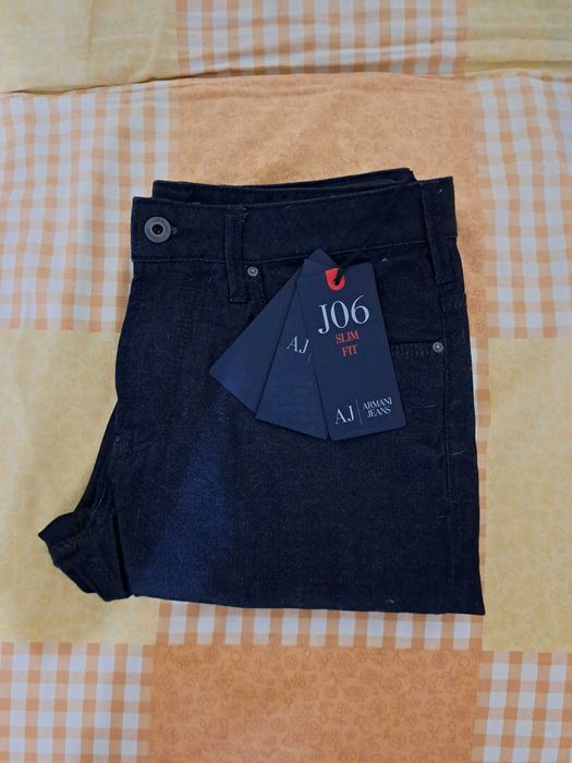 Blugi Armani Jeans J06 Slim Fit, marimea 30x30, culoare indigo