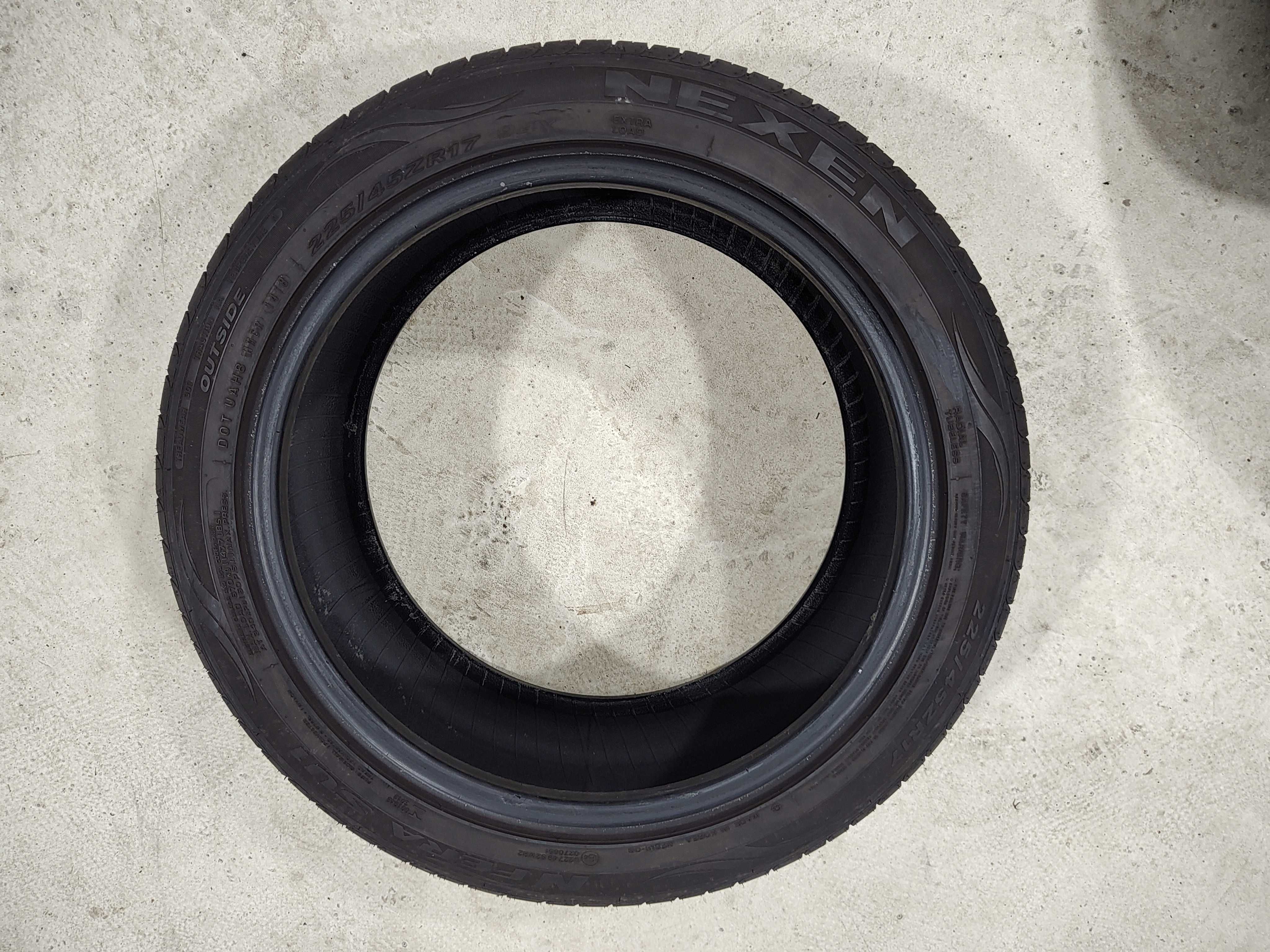 Anvelope 225 45 17 Nexxen si Pirelli 7mm 2018 si 4.5mm 2013 125 bucata