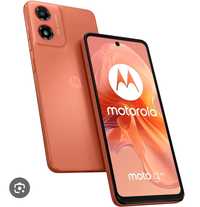 Нов телефон  Моторола g04 оранжев цвят