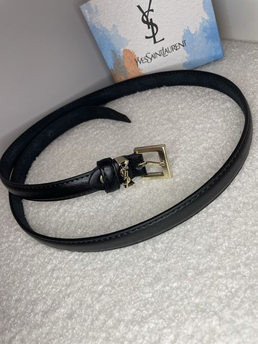 Колан естествена кожа в кутия *YSL*