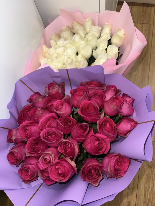 В каждом букете 31 роза