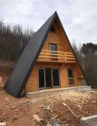 Vând cabana de lemn tip A