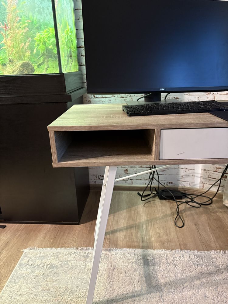 Birou Jysk 48x120 stejar/alb