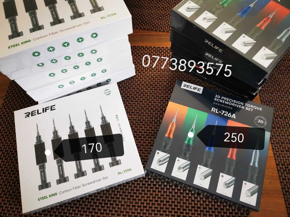 SET 5 surubelnite 3D cap drept service GSM telefon laptop electronice