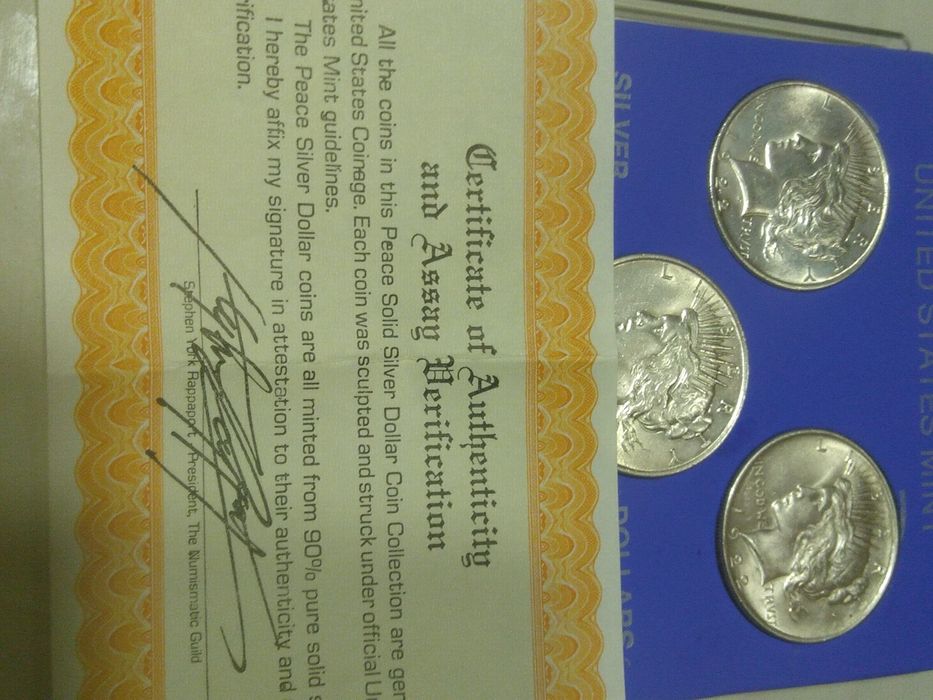 Колекция 1долар 1922г оригинални сребърни