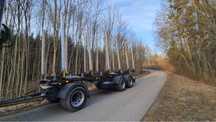 Remorca Narko Jiky 2011 transport forestier lemn bustean