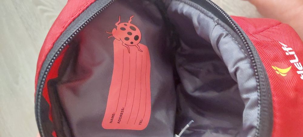 Rucsac buburuza pentru copii 1-3 ani