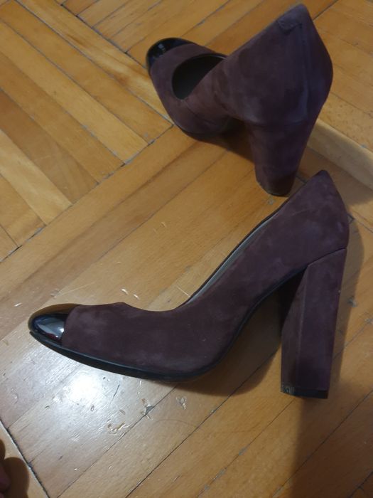 Pantofi eleganti dama piele intoarsa Geox