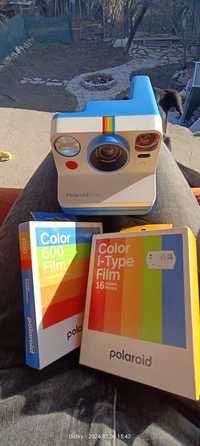 Комплект моментен фотоапарат Polaroid Now + пълнители