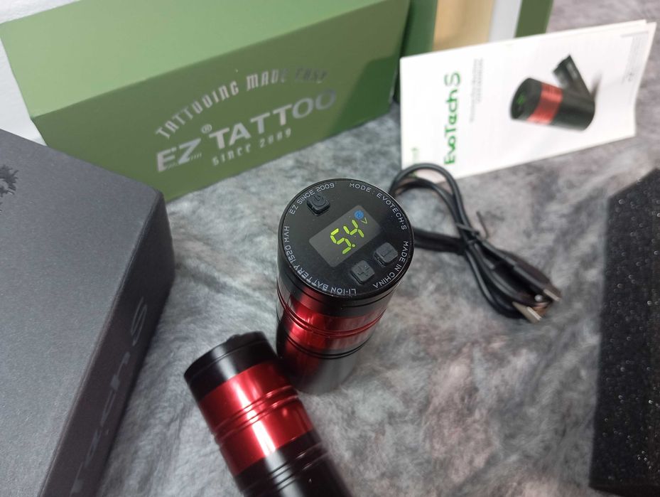 KIT EZ EvoTech S, Swiss Motor! NOU Aparat de tatuat, Calitate Marca EZ
