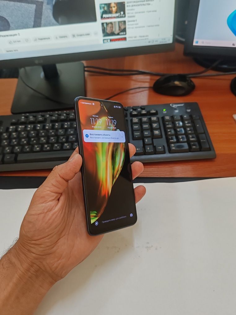 Redmi note 9 pro 6/64gb(2022)ideal iwlawi zur aybi yuq tozza telefon