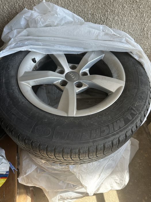 Jante audi cu cauciucuri 225/60/16