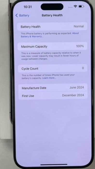 iPhone 15 Verde/Green 128GB 5G | Impecabil, Baterie 100%
