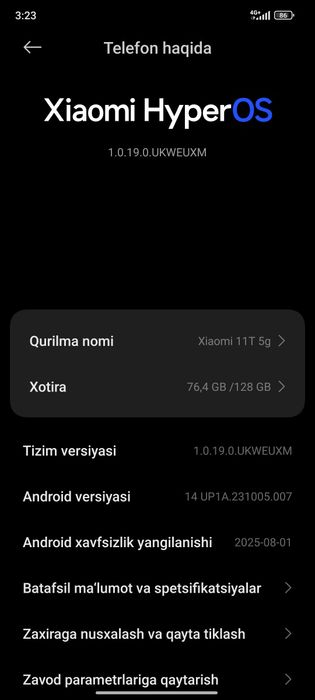 Xiomi 11t 5g karopka full