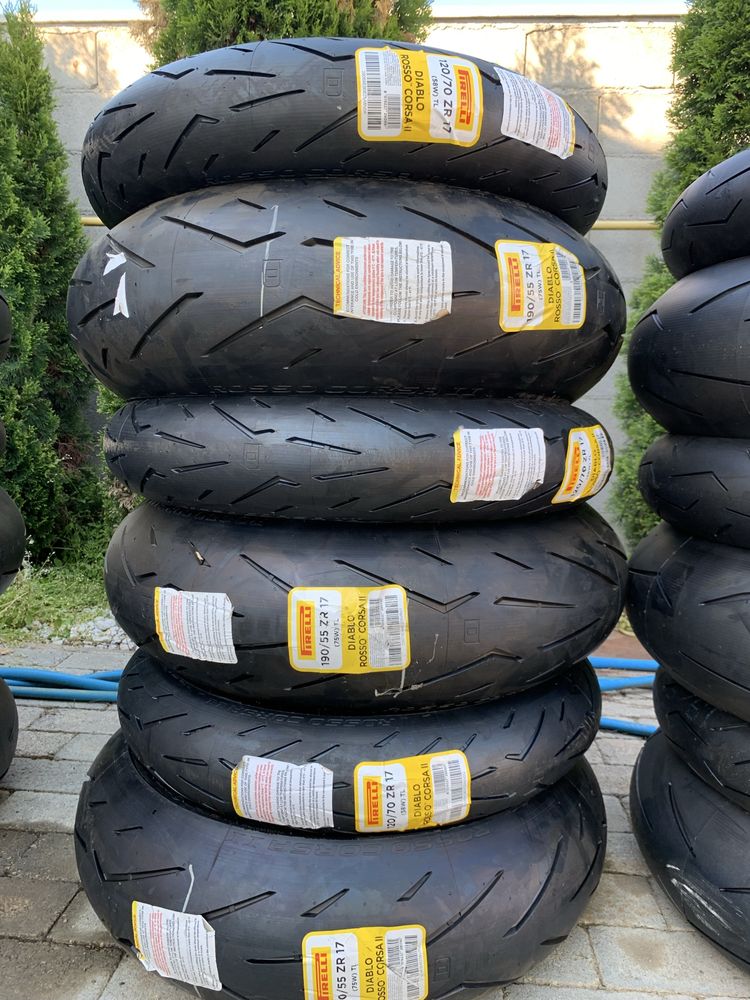 Pirelli Supercorsa / Dunlop / Metzeler - anvelope moto - gume moto