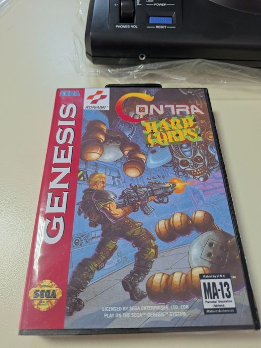 Contra Hard Corps caseta discheta clasica Sega Mega Drive Genesis