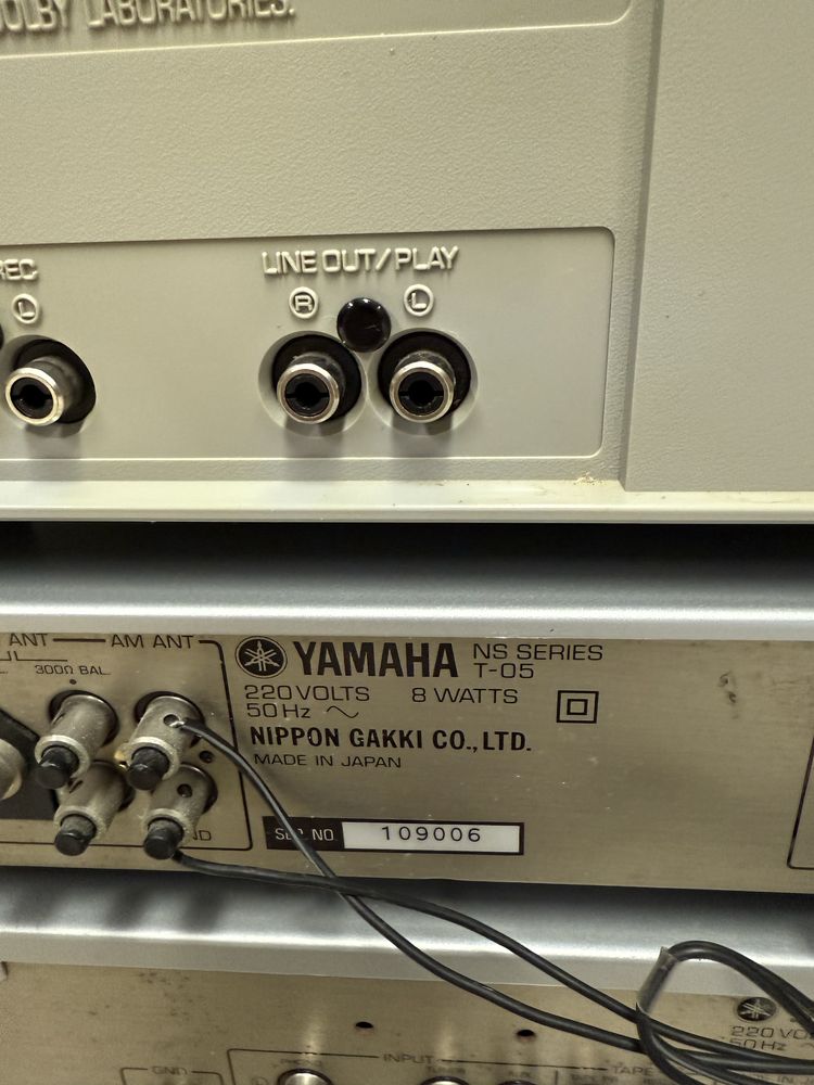 Ретро аудио система сет YAMAHA - усилвател, дек и тунер 1987 г