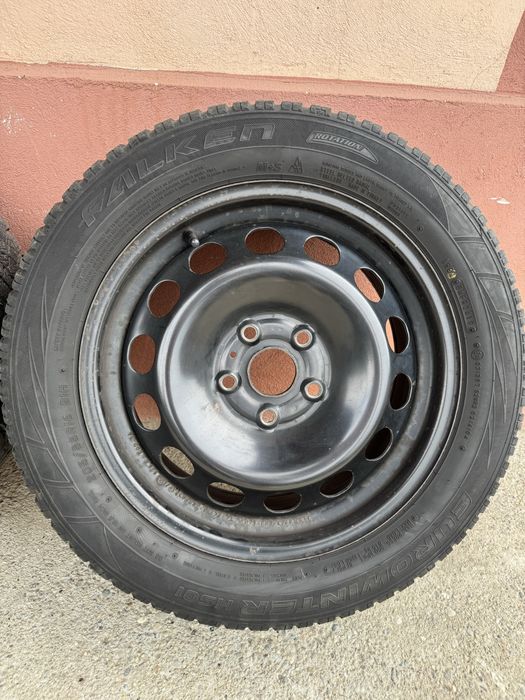 Jante tabla 5x112 cu anvelope iarna 205/55/R16 - Skoda/VW/Seat/Audi