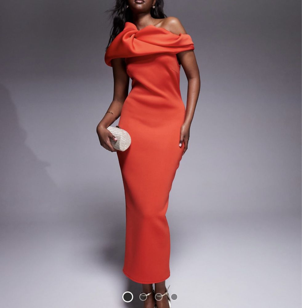 Rochie rosie Asos Design