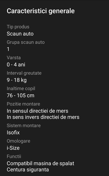 Scaun auto + baza Maxi Cosi 2way Pearl