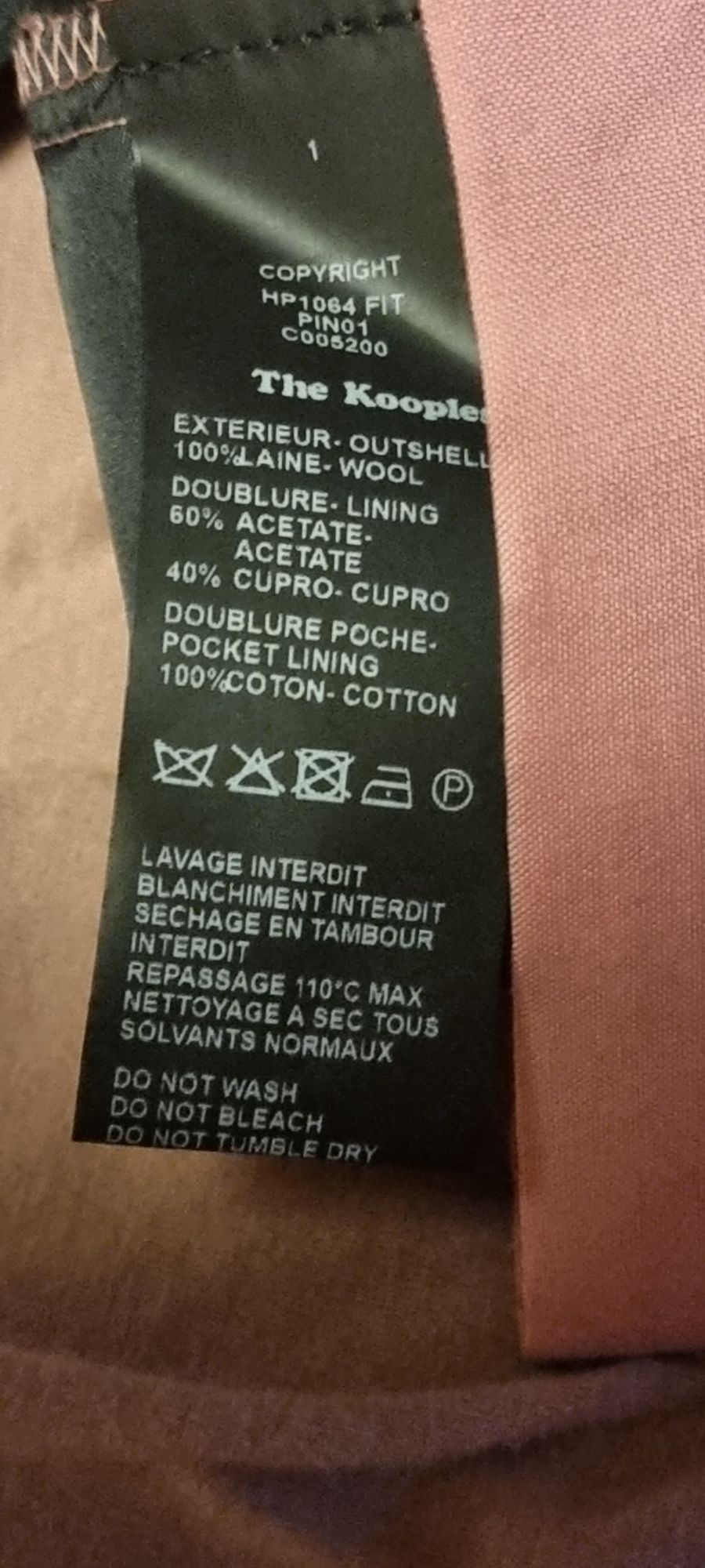 Vând costum bărbați The Kooples