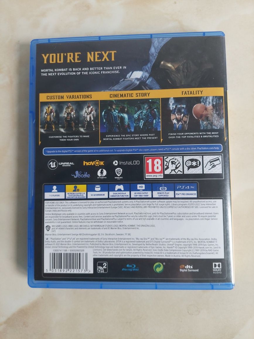 [PS4] Vând joc Mortal Kombat 11 pentru PlayStation 4 //poze reale //mk