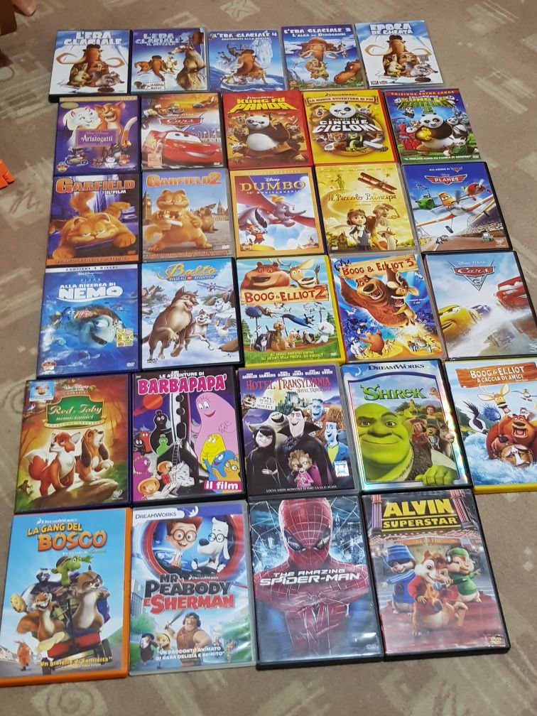 Dvd Desene animate Ice age Alvin Dumbo Spiderman