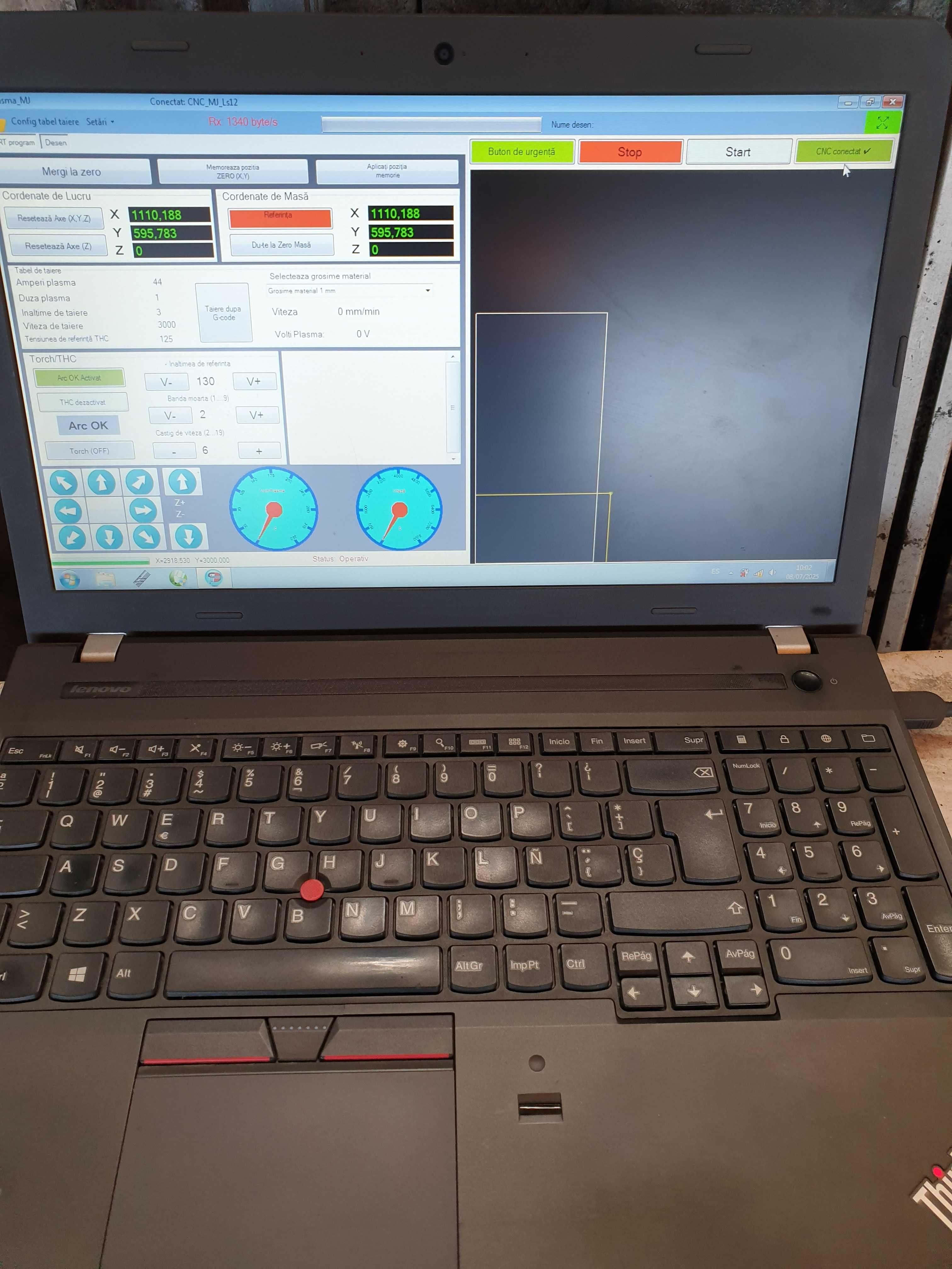 plasma cnc control wifi