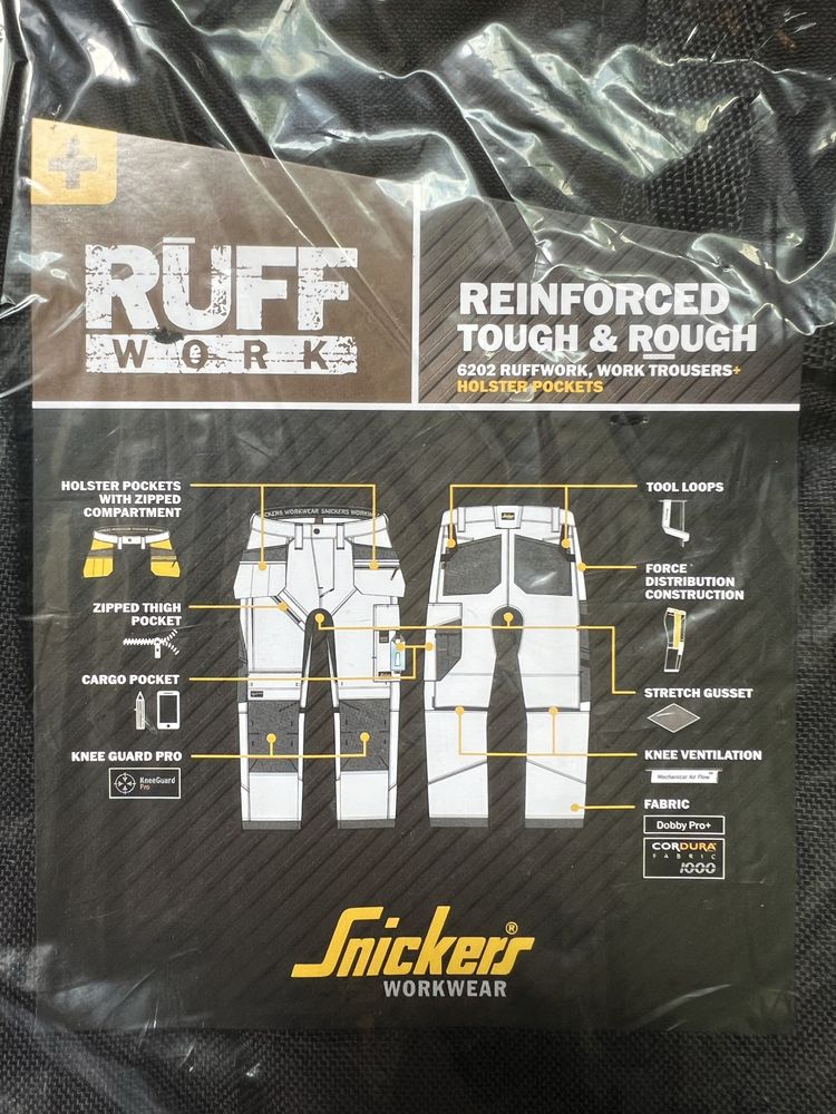 Snickers 6202 RuffWork pantaloni munca profi gen Engelbert Strauss