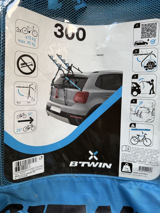 Багажник за велосипед BTWIN