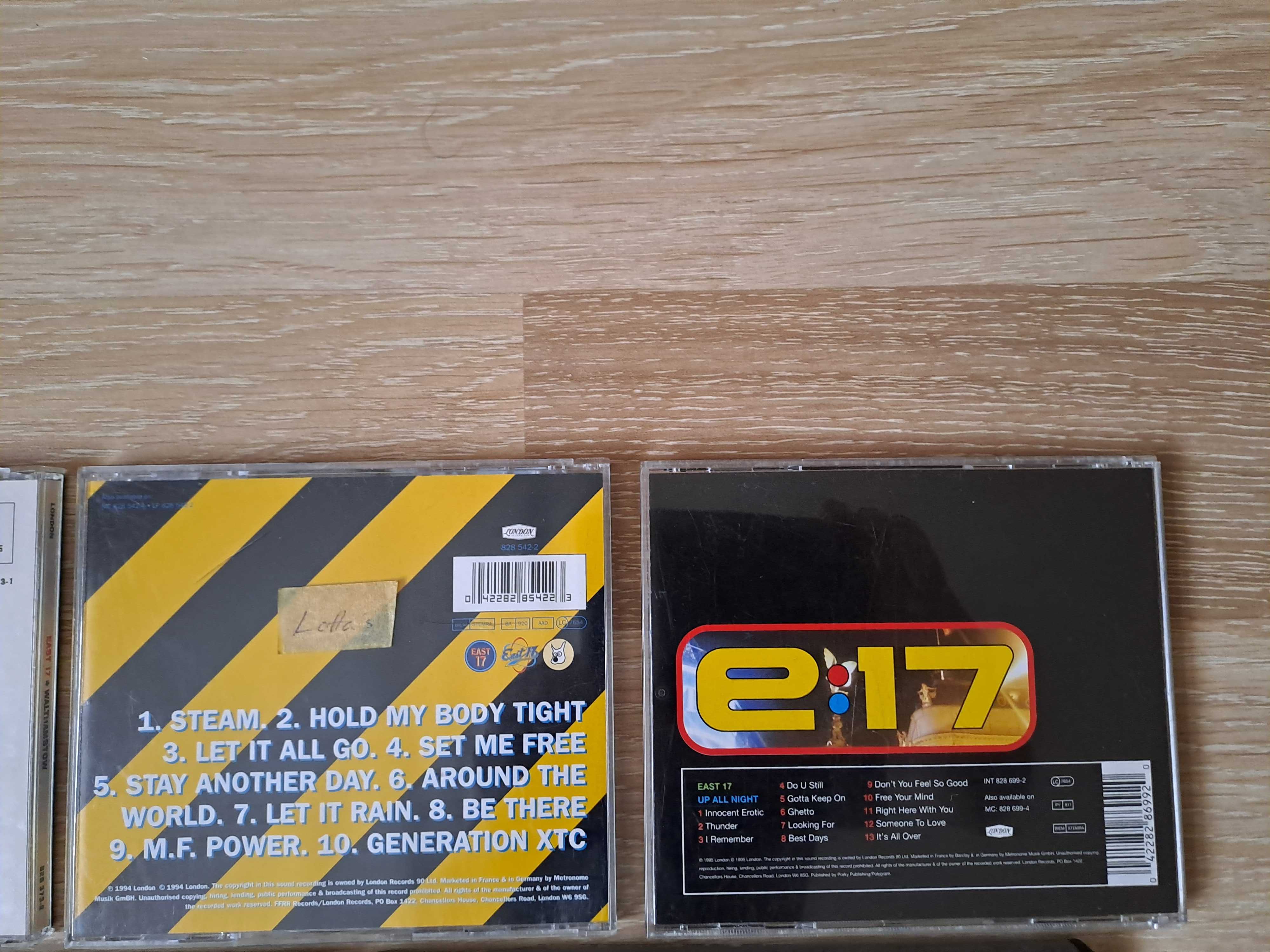 Colectie East 17 - 6 CD+CD Maxi originale (Eurodance)- Albume +CD Maxi