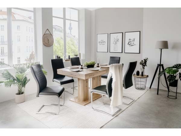 Разтегателна трапезна маса от дъб "Хайделберг"