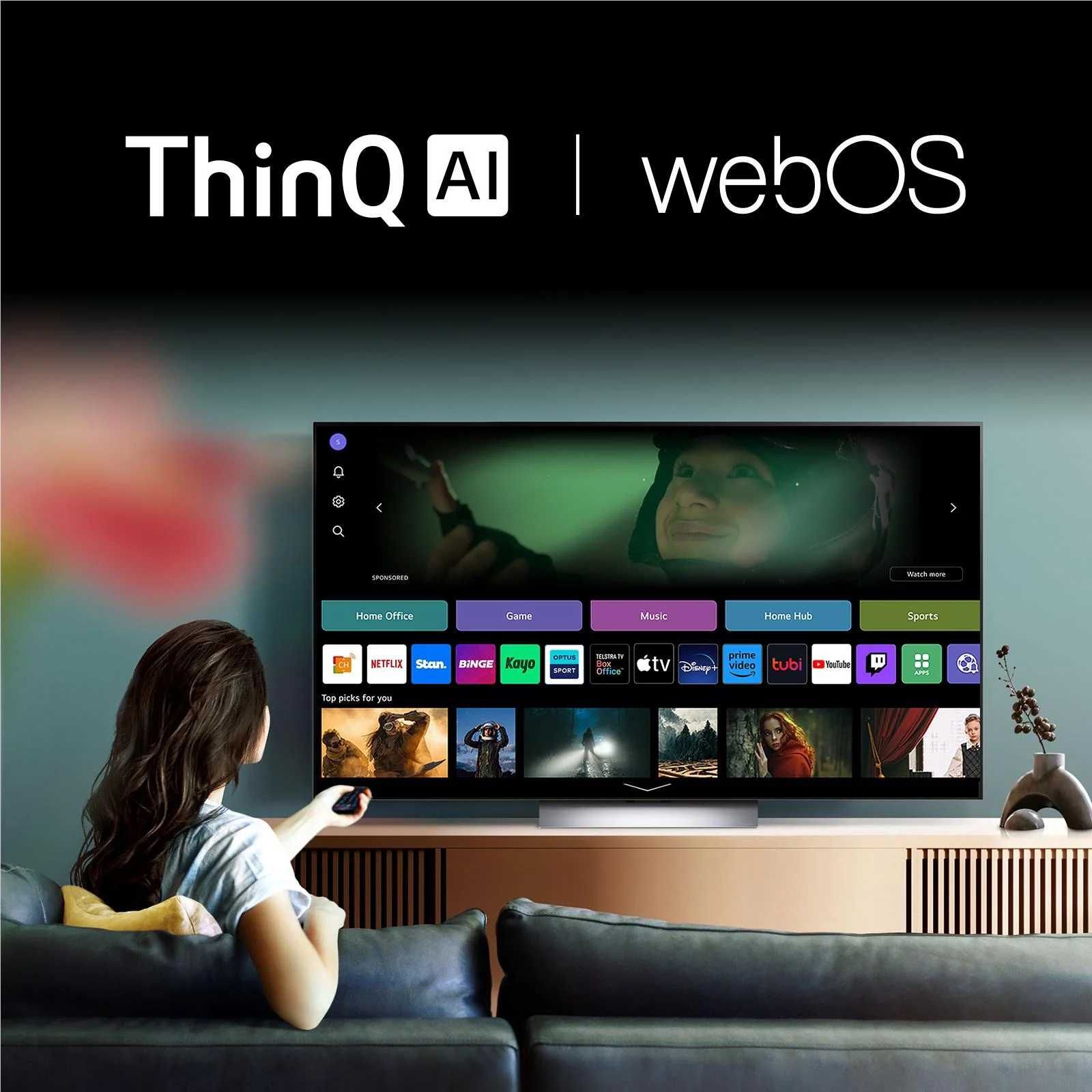 55-дюймовый телевизор Smart TV LG UHD UT81 4K 2024 55UT81009LB